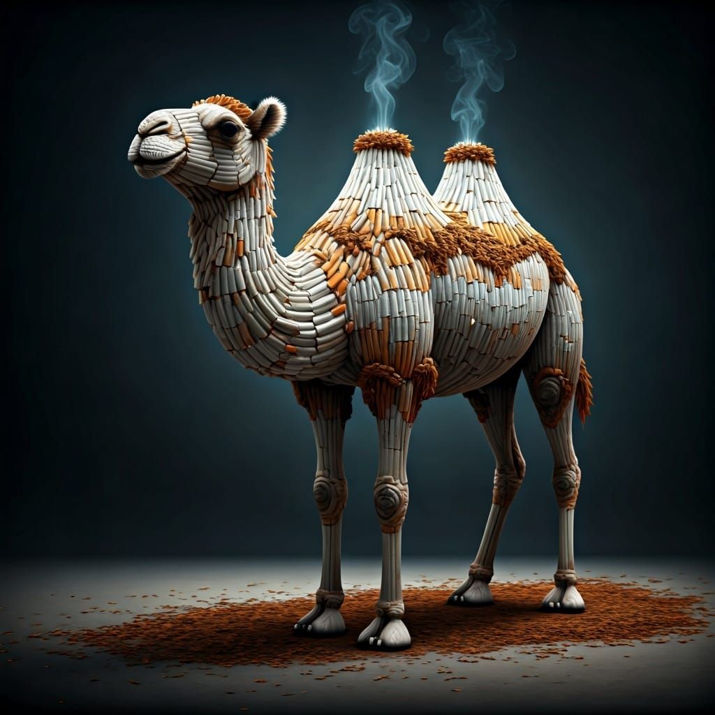 Cigarette camel  by @Dulcinea