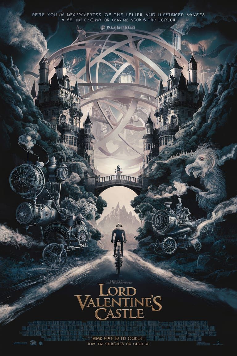 Movie poster of "Lord Valentine's Castle".   by @Erevan