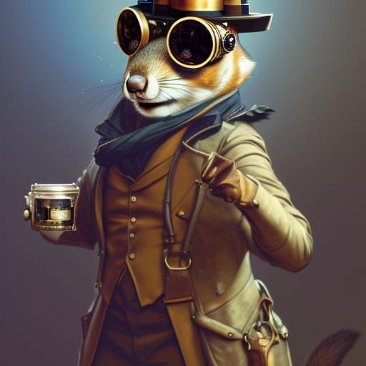 Steampunk Squirrel