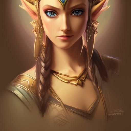 Princess Zelda  by @HelloMomo