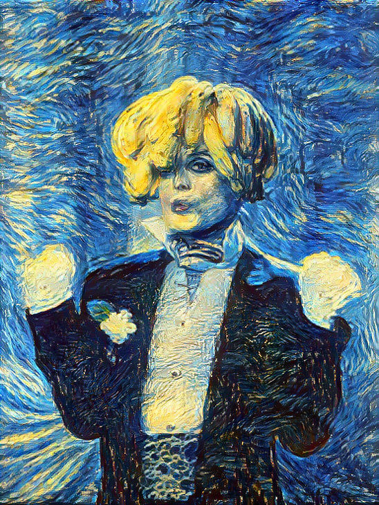 Freddie Mercury Starry Night