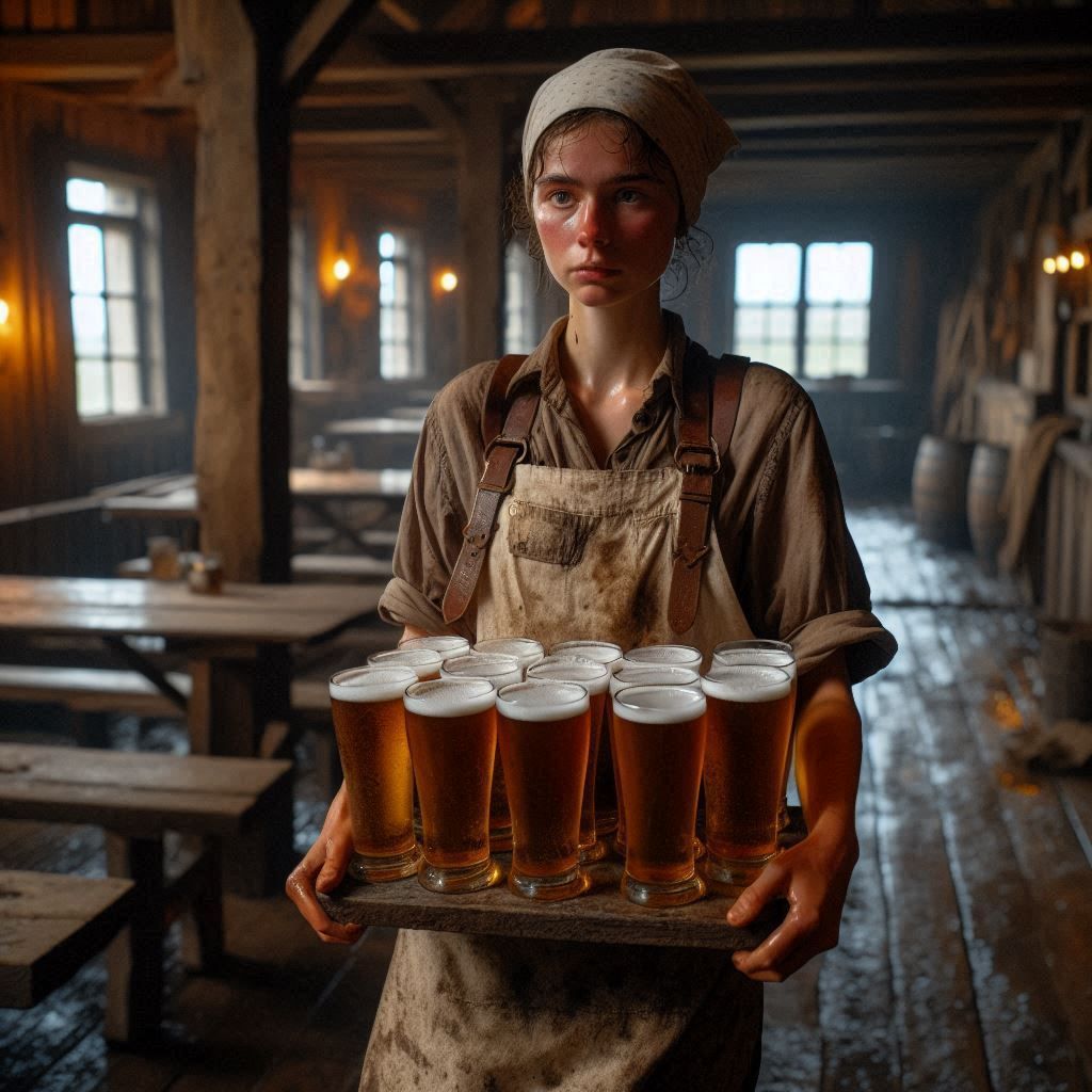 Serving the beer (1)