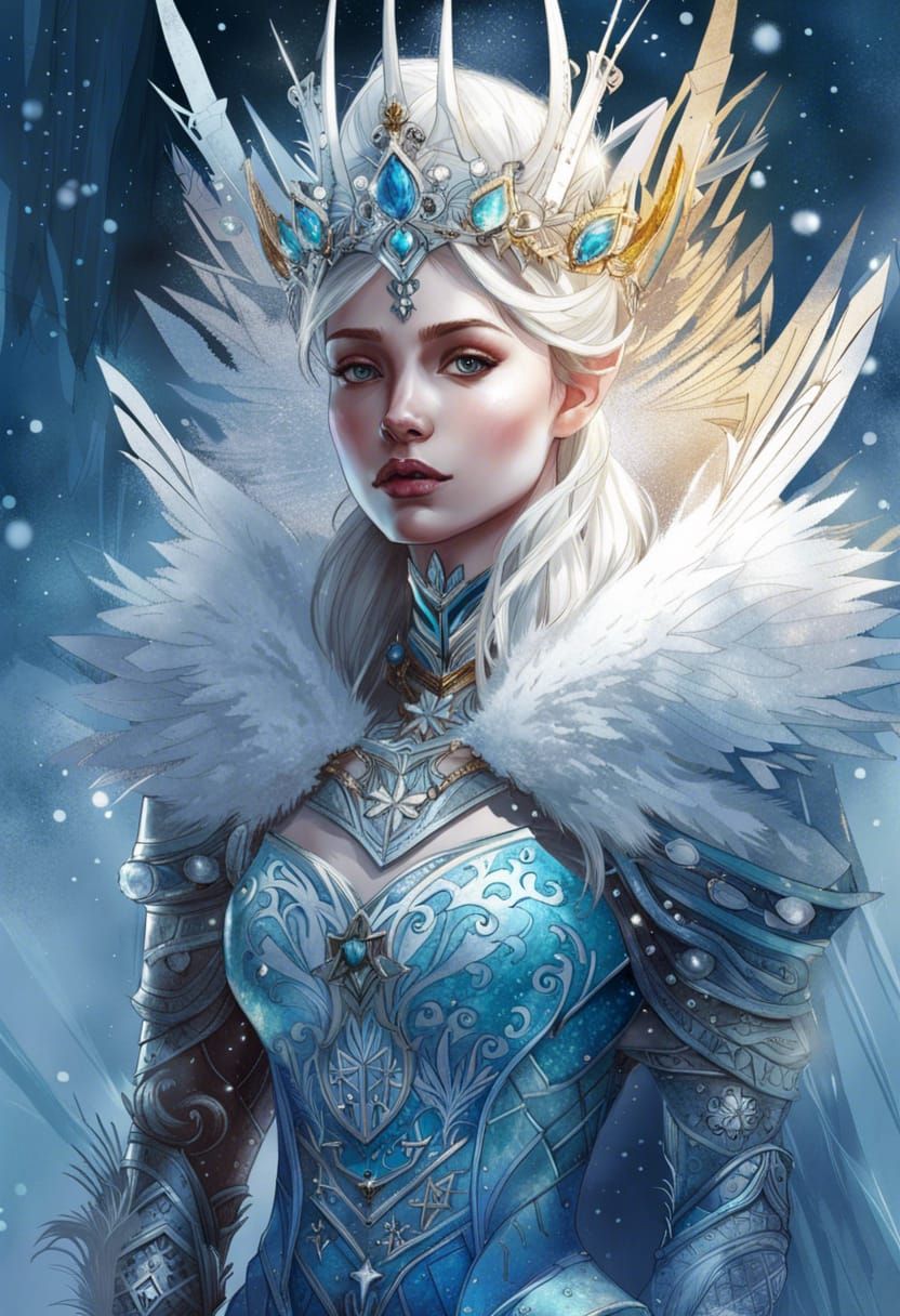 Snow Fairy  by @Keeg