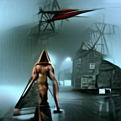 Pyramid Head will find you in the fog