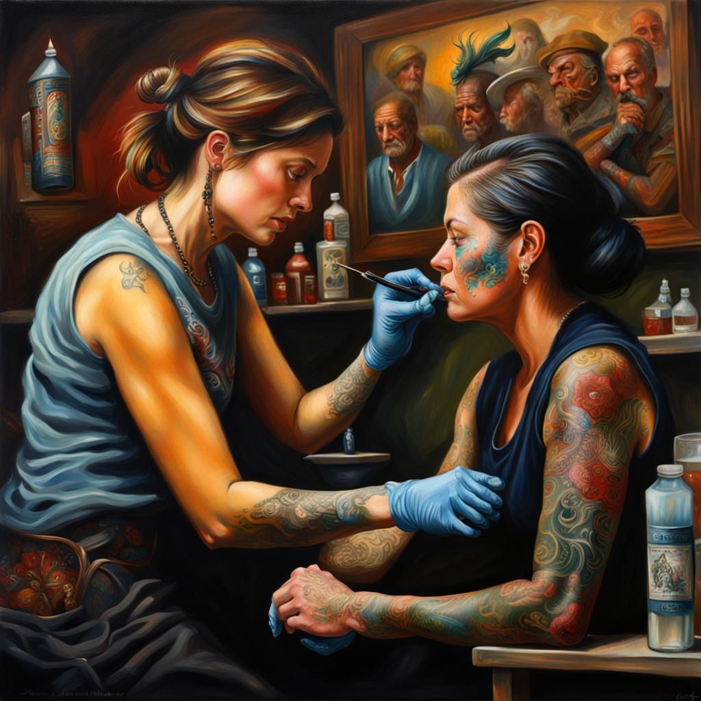 Ink Master Female Tattoo Artists | Ryan ashley, Ryan ashley malarkey,  Tattooed girls models