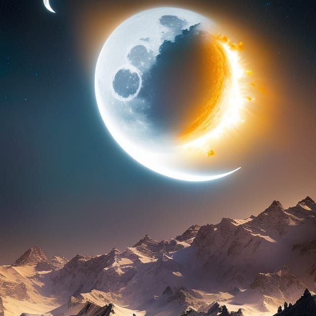 Exploding Moon