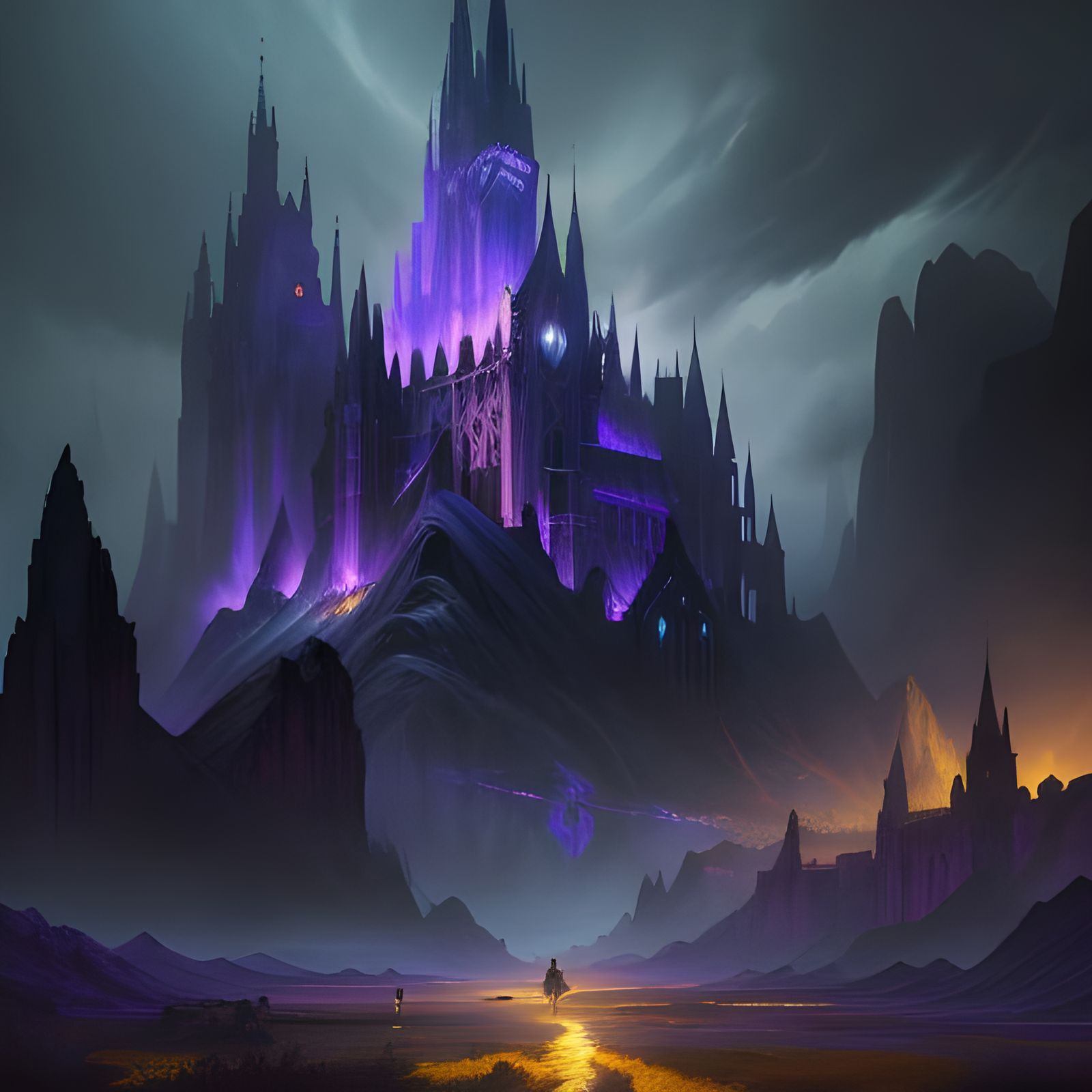 The Castle of Darkness - AI Generated Artwork - NightCafe Creator