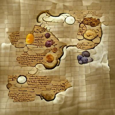 Parchment Map of the Silly Realms