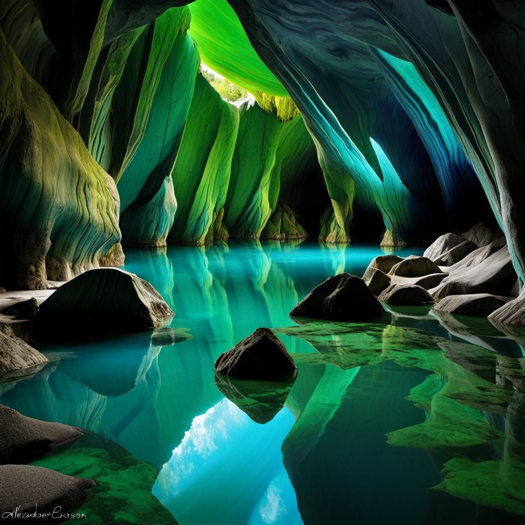 Marble Caves, Chile: Located on General Carrera Lake, these caves are ...