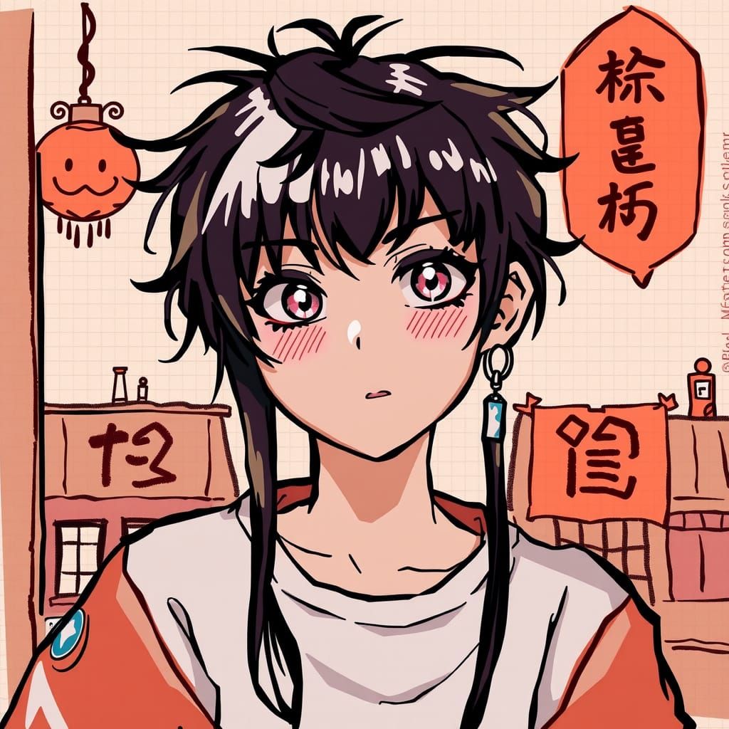 Abstract Image of a Single Eye