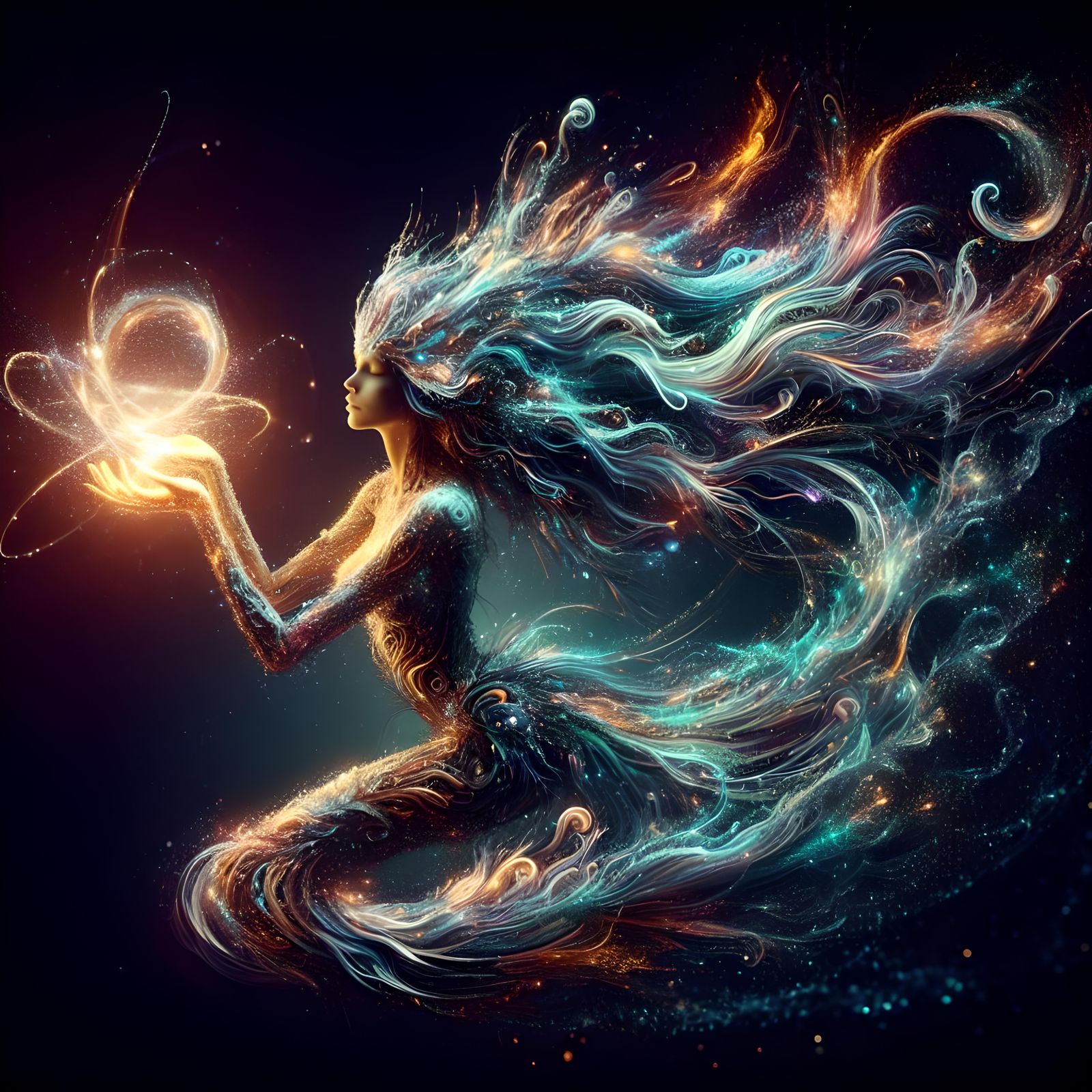 Siren of the Primeval Nebula: Cradle of Hydrogen and Helium