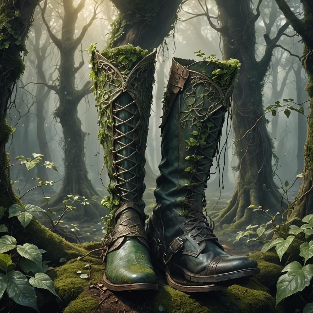 medieval boots of winter