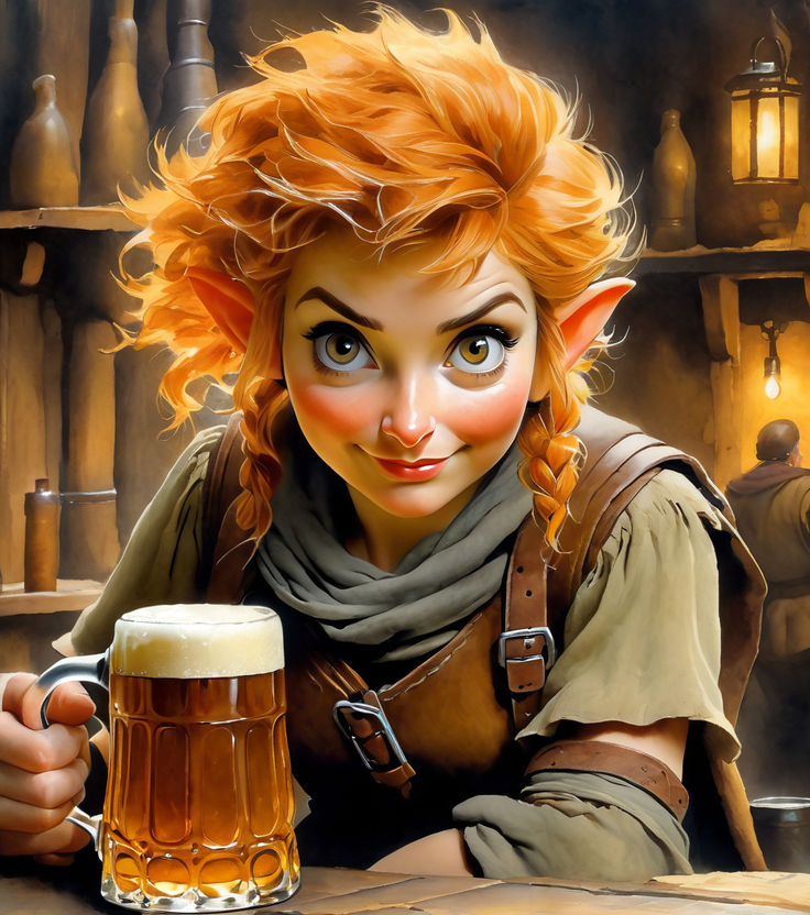 Agnes (Angus) Sack, Halfling Thief, Whirlwind Warriors