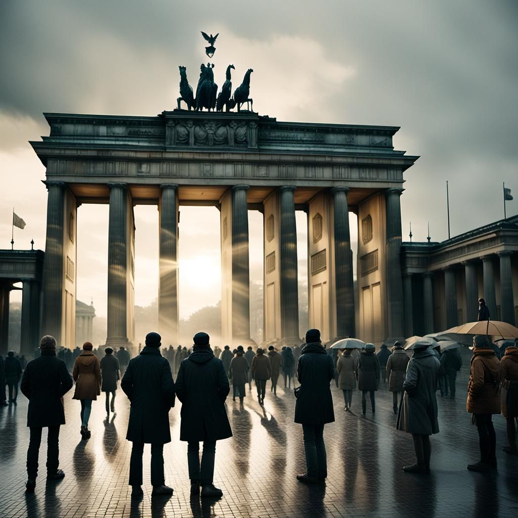 The Brandenburg gate, Berlin