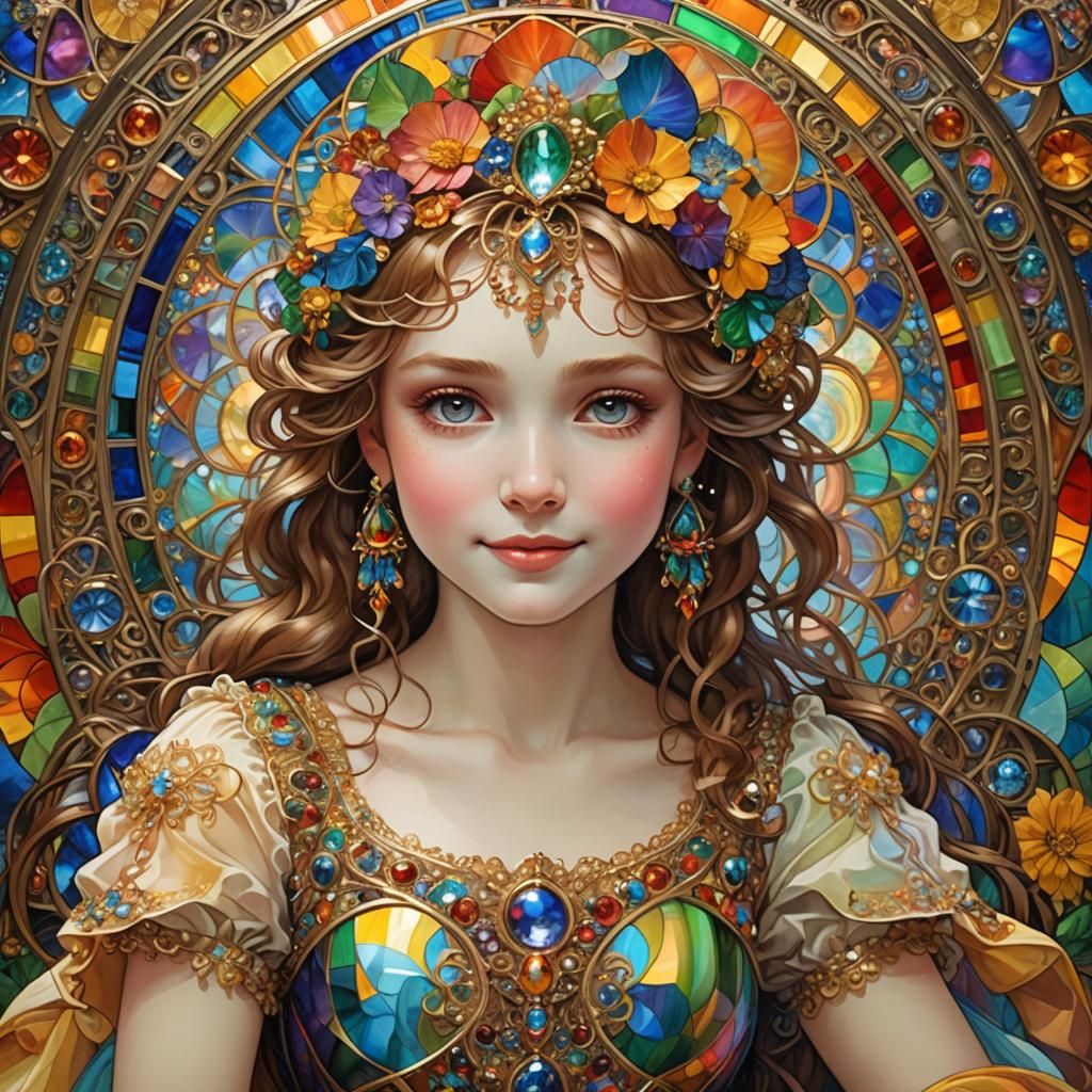 Smiling princess