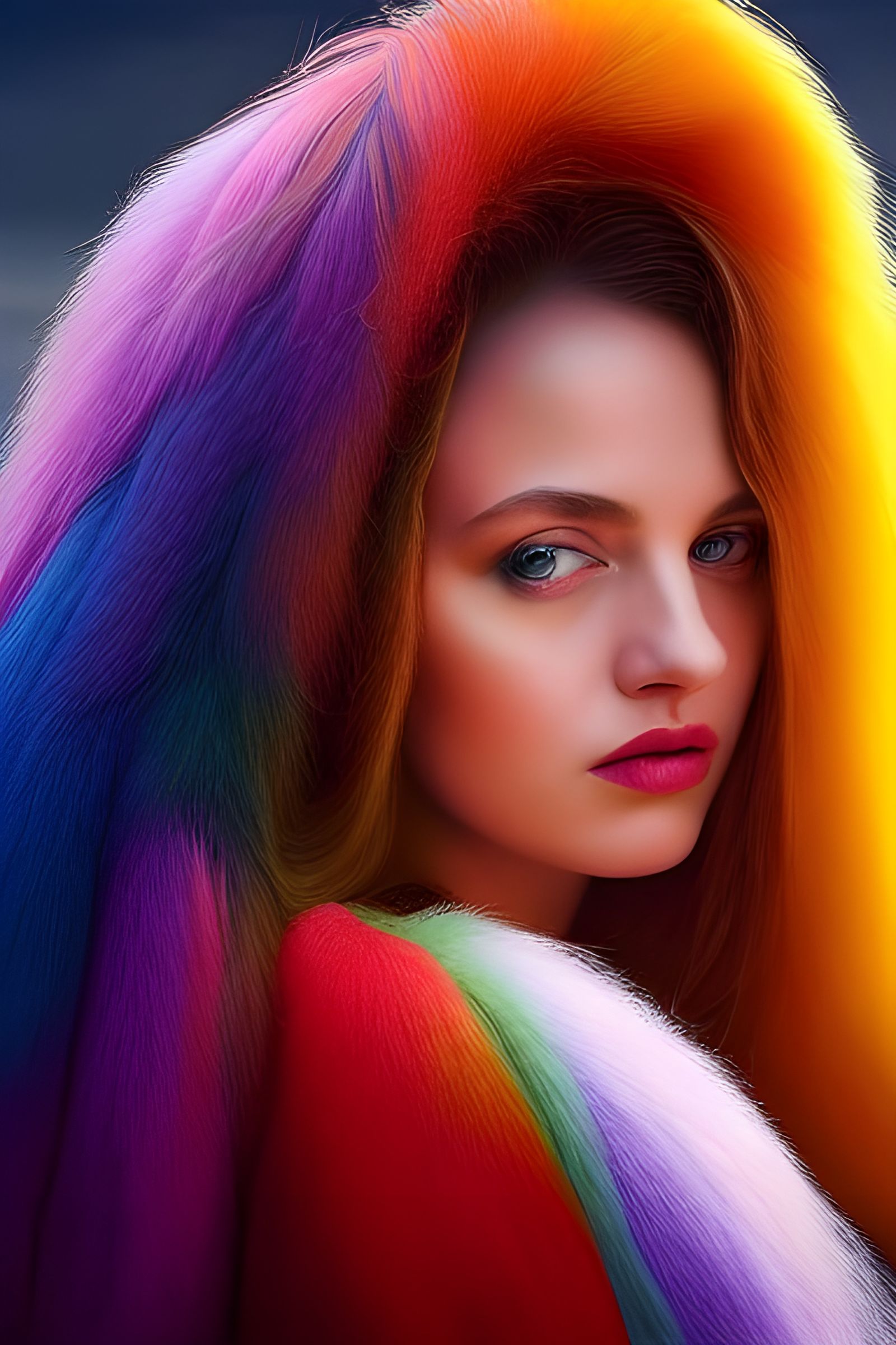 Colorful portrait