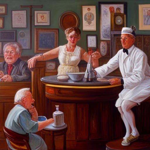 Soda Fountain AI Generated Artwork NightCafe Creator