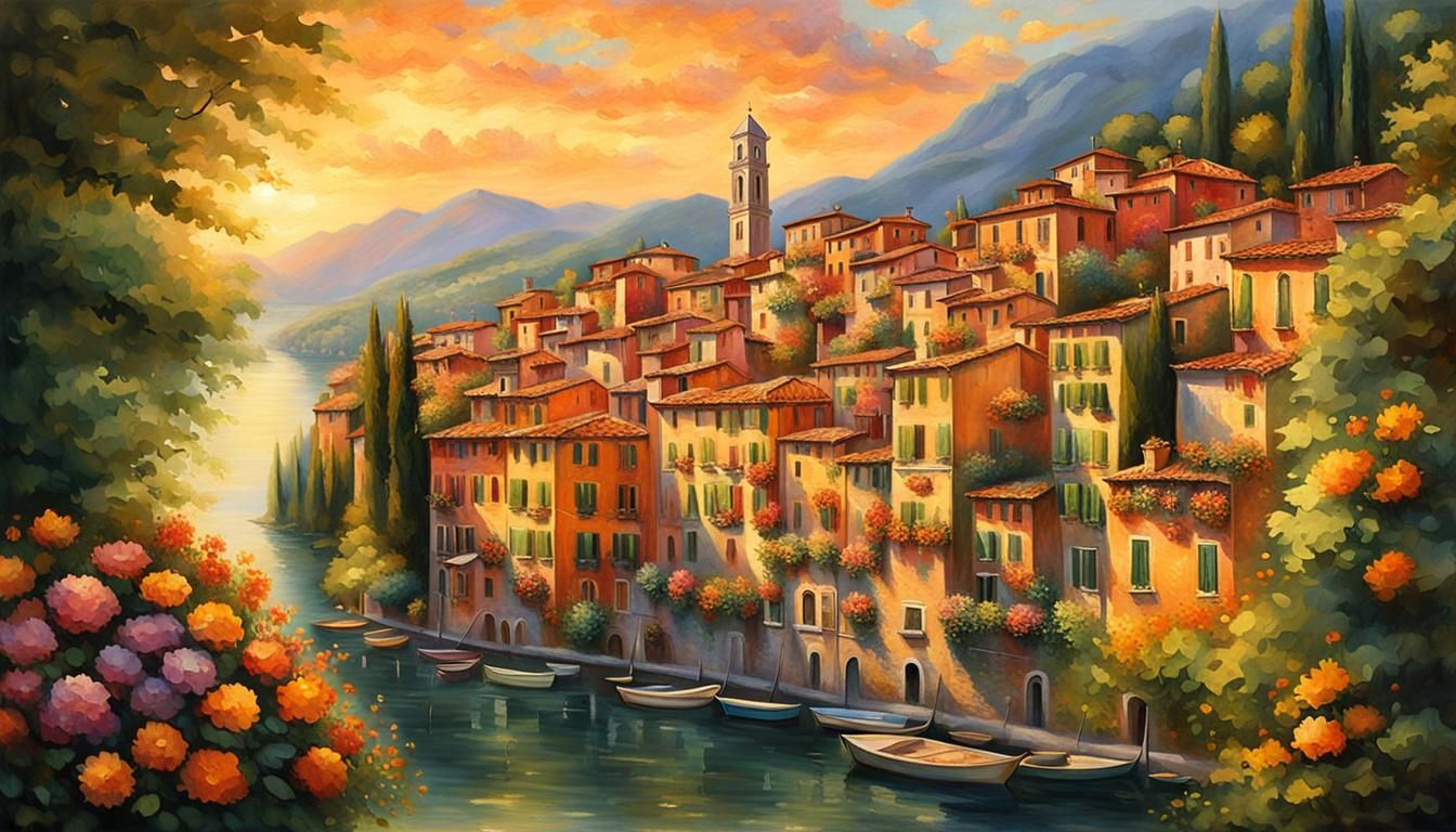 A Breathtaking Vista in Italy  by @Mister