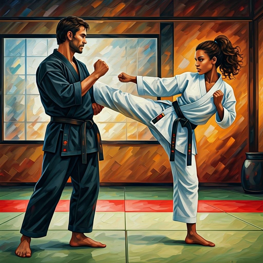 Karate Training  by @PhrozenExodus