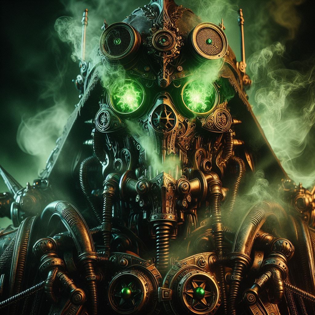 Steampunk Belphegor robot