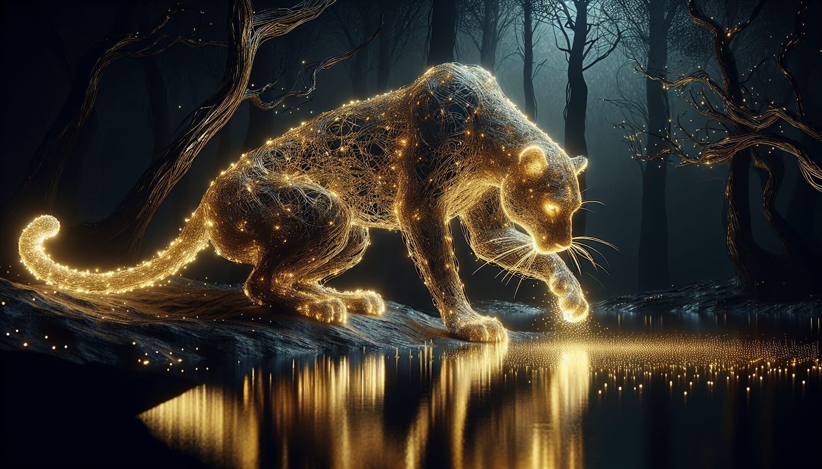 The Golden Panther  by @Pax