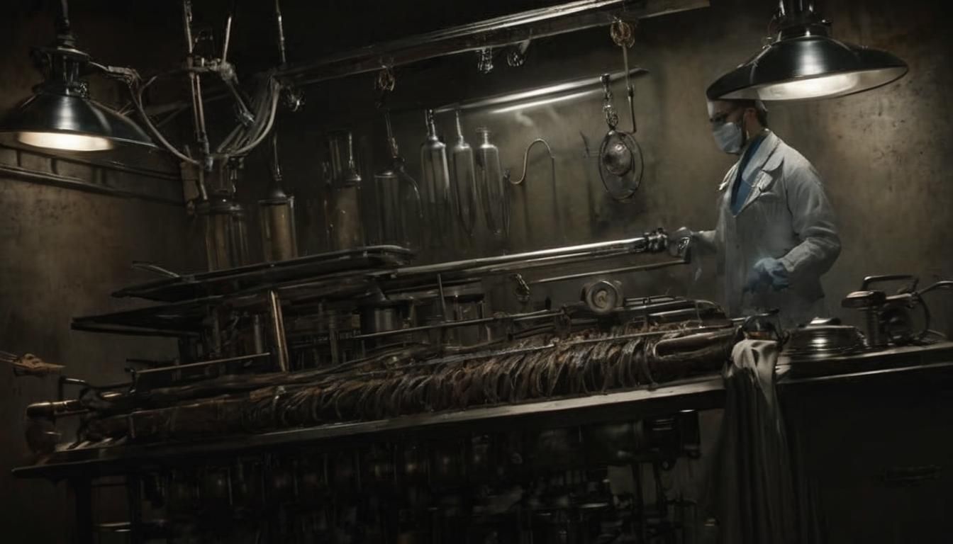 The Old Hospital Morgue. Viewpoint of someone not belonging here.