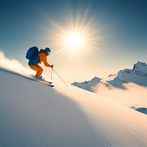 My Bachelor was socked-in, blowing snow. Skied one run and b...
