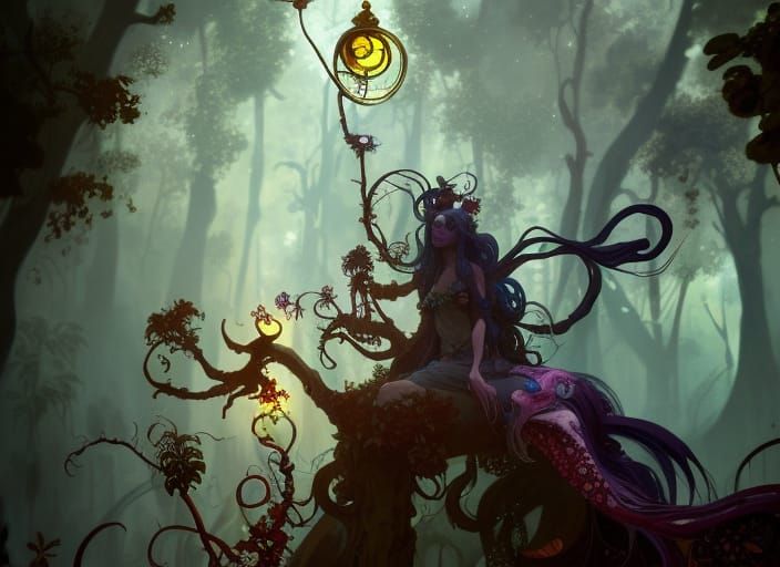 Lady of the trees