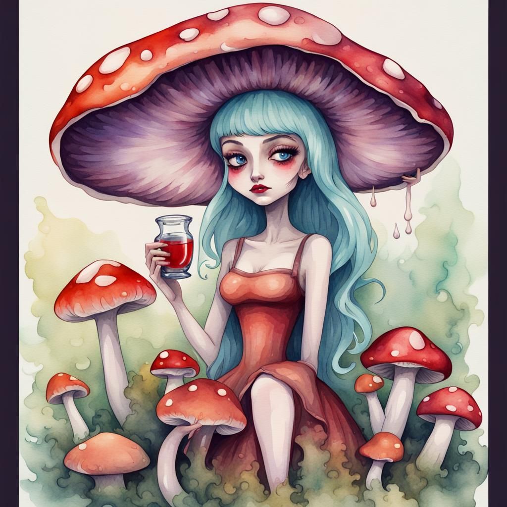 Pretty lady mushroom