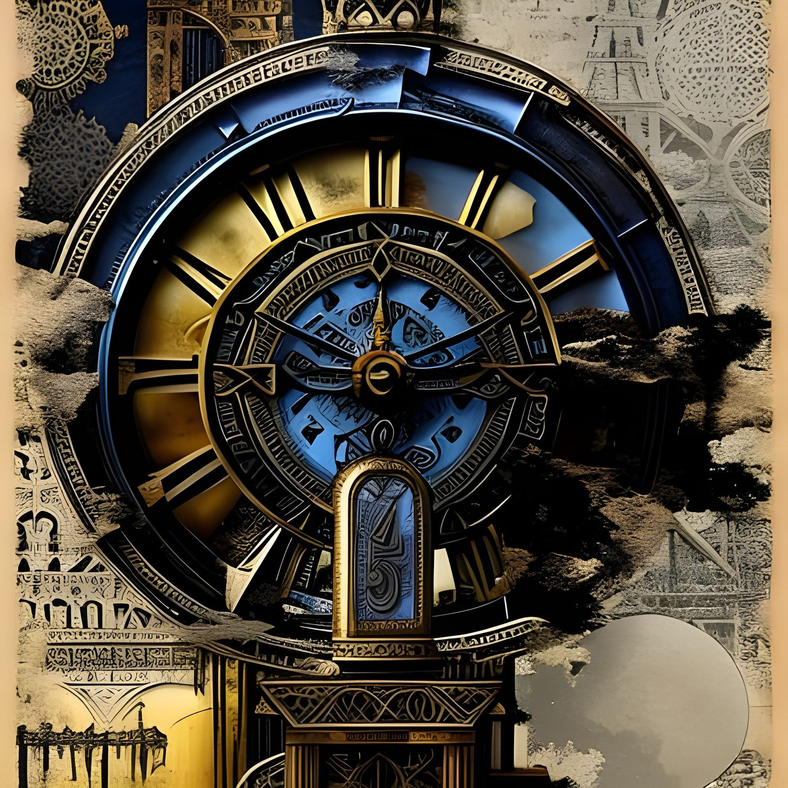 Steampunk Collage - AI Generated Artwork - NightCafe Creator