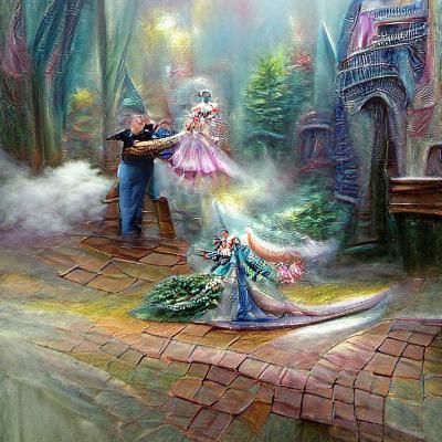 Elf thief steals magic dagger from fairy queen