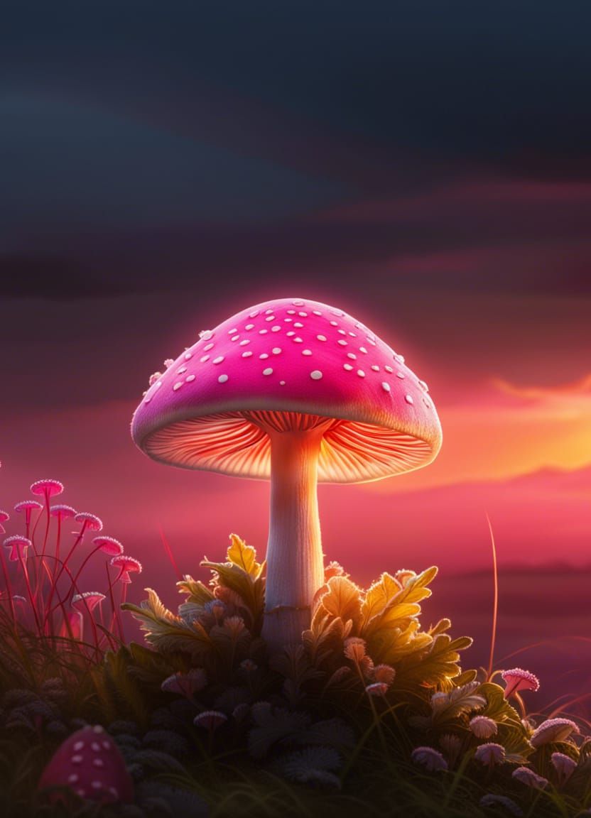 Toadstool at Dawn