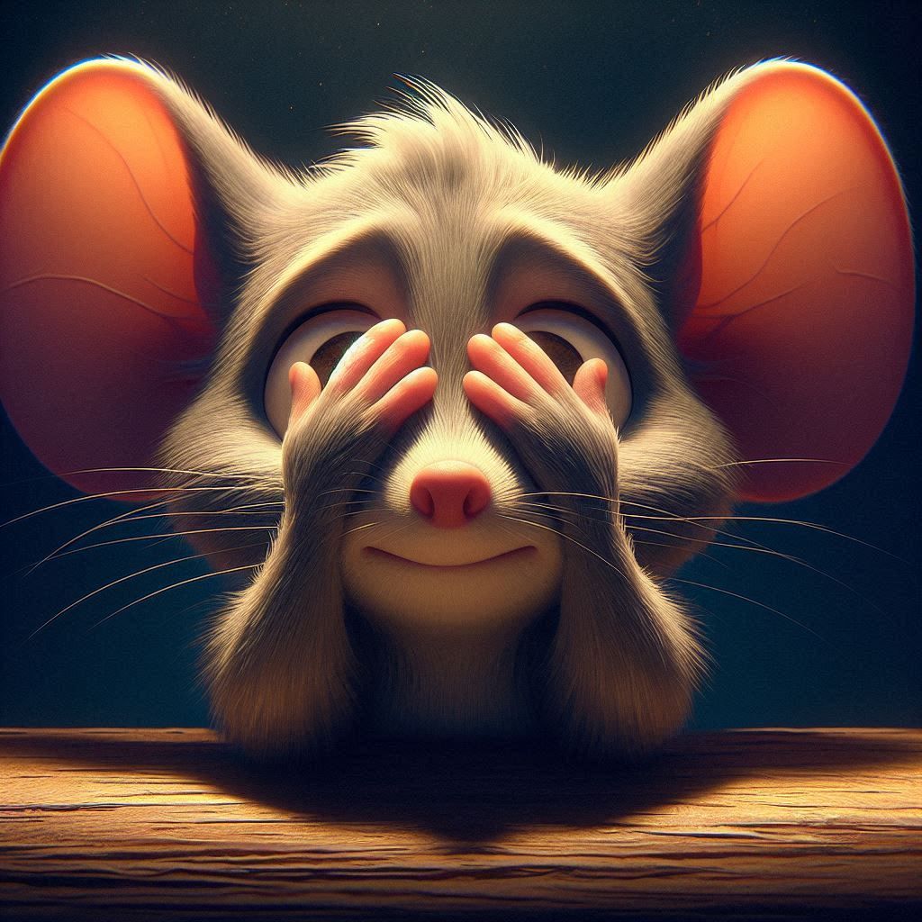 Shy mouse