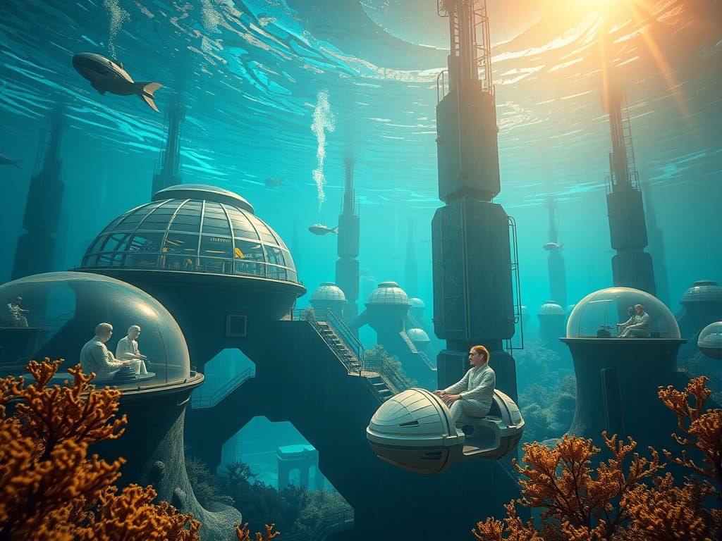 Underwater Civilization  by @Zelo