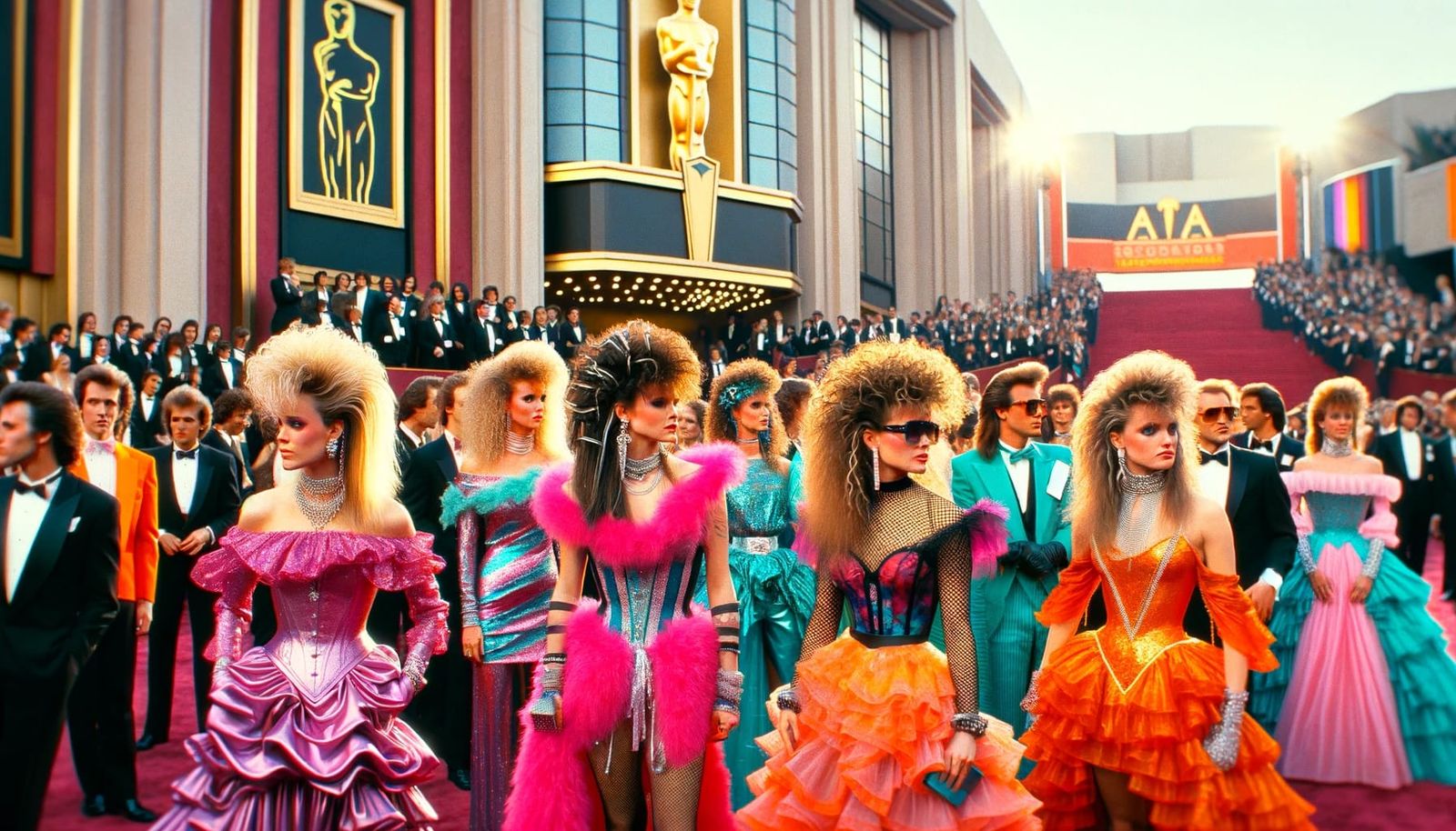 80's Red Carpet Fashion