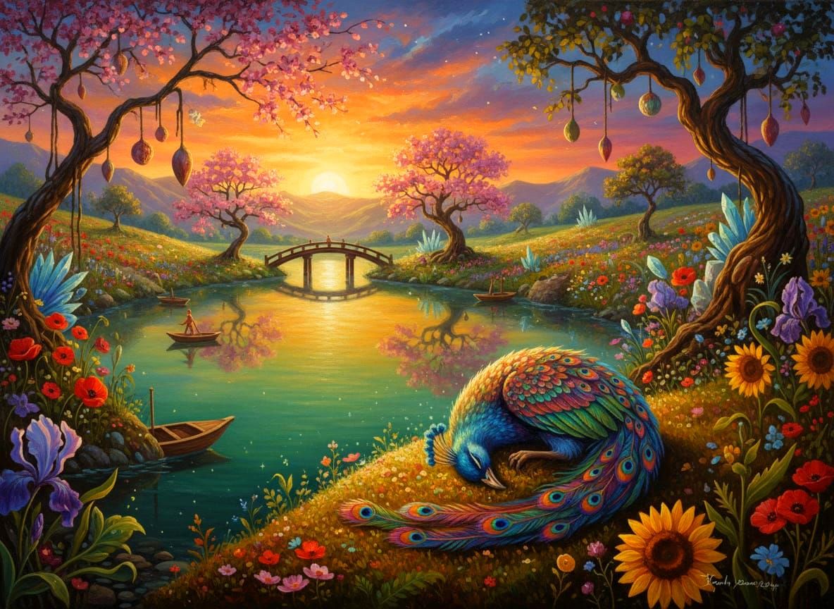 whimsical lanscape  by @Didier B