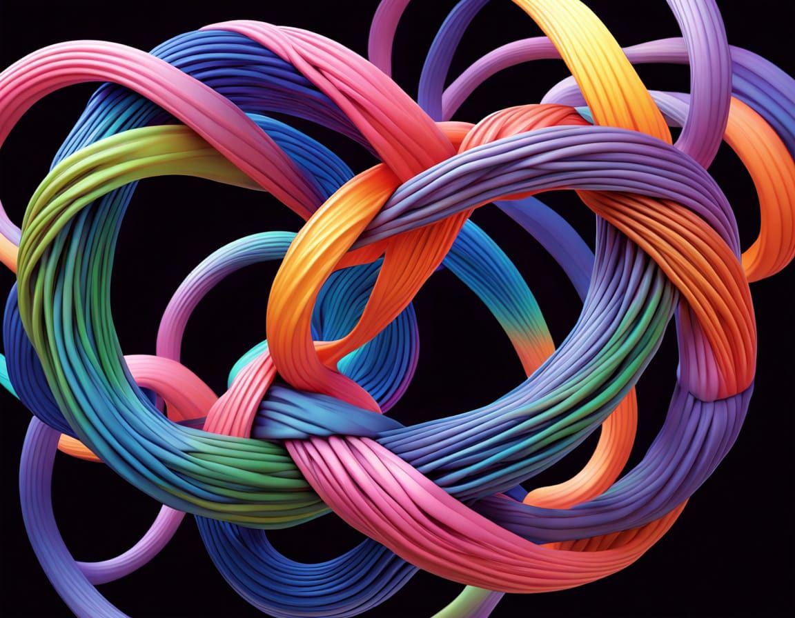 Abstract Geometric Shapes in Motion