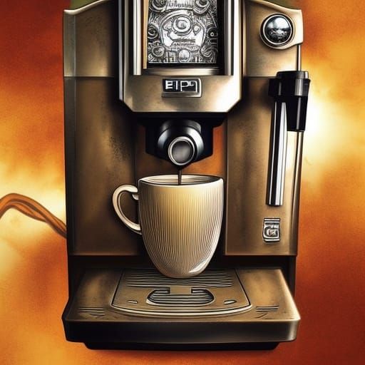 Epic Coffee Machine Steampunk