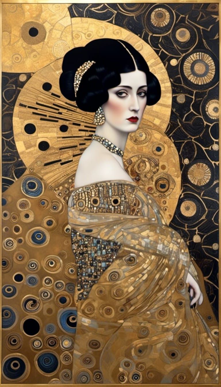 adele woman in gold