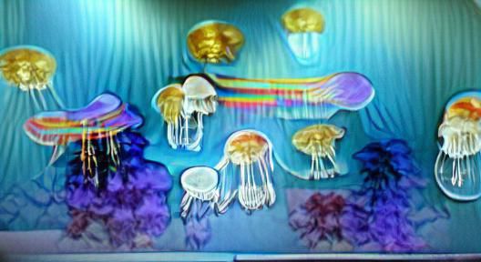 Psychedelic jellyfish  hyper jellyfish shiny jellyfish golde...