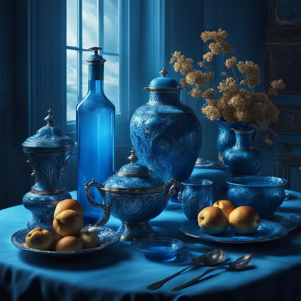 Cerulean Still Life