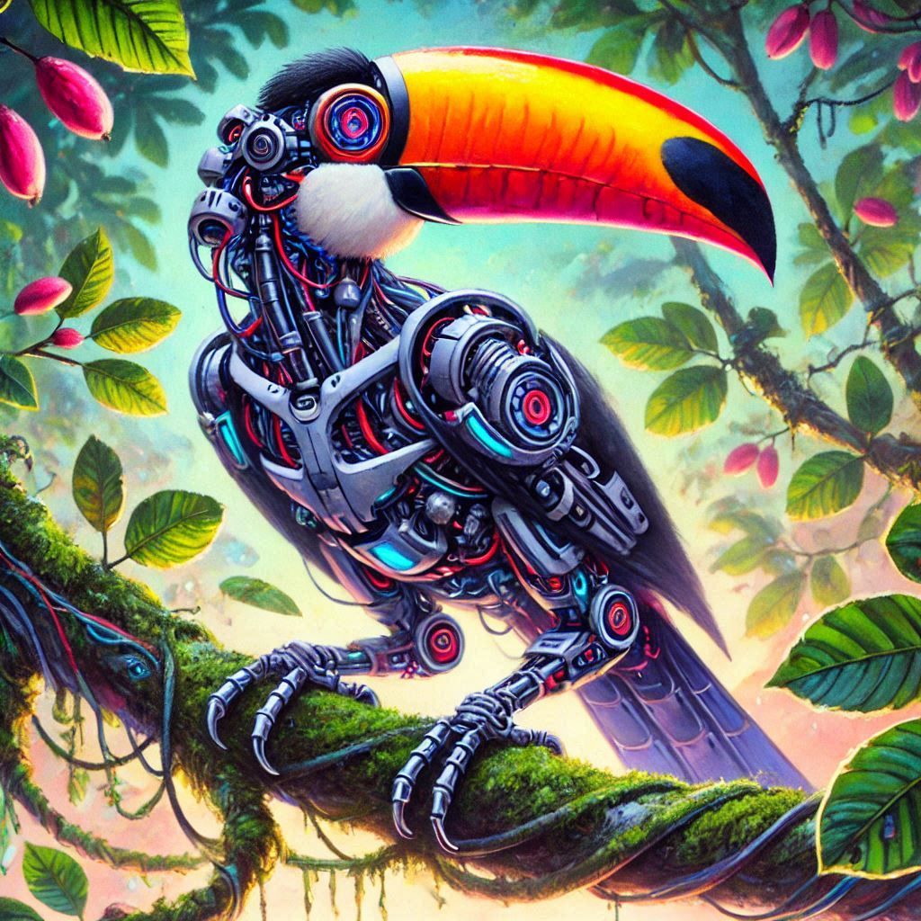 Cyborg Bird - Pájaros - Tucán