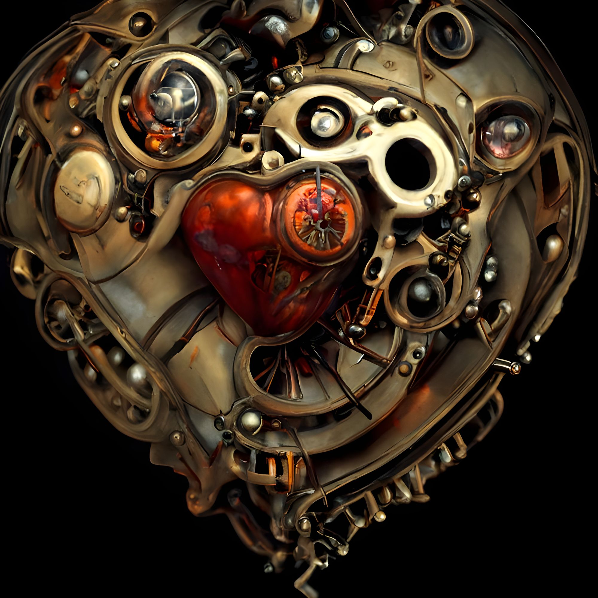 Clockwork Heart r/nightcafe