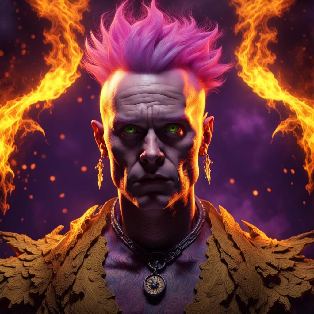 Keith flint firestarter. - AI Generated Artwork - NightCafe Creator