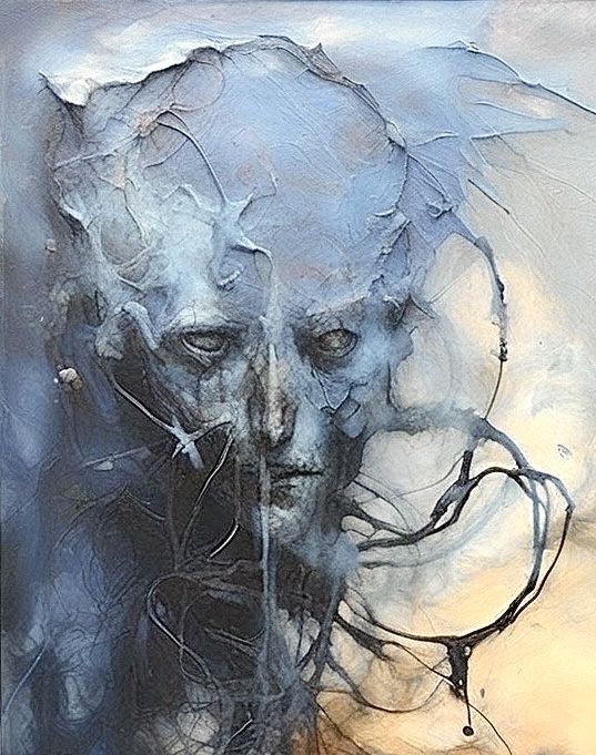 The blue man, multimedia