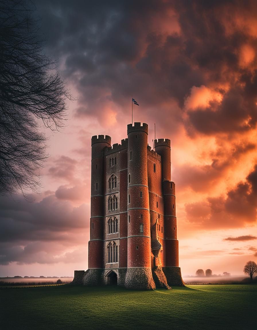 Tattershall Castle, Lincolnshire  by @Alison
