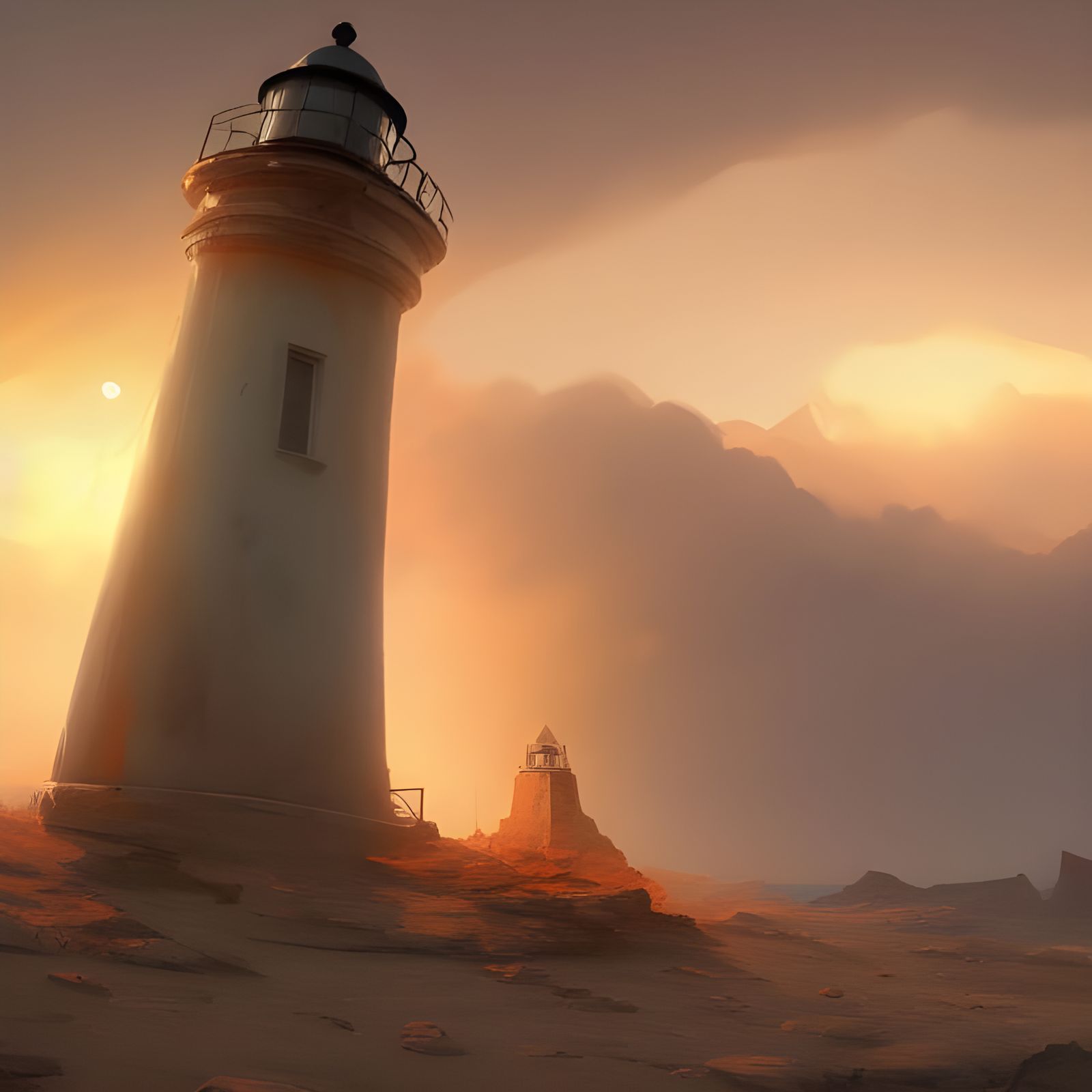 Landship Lighthouse  by @Dingo