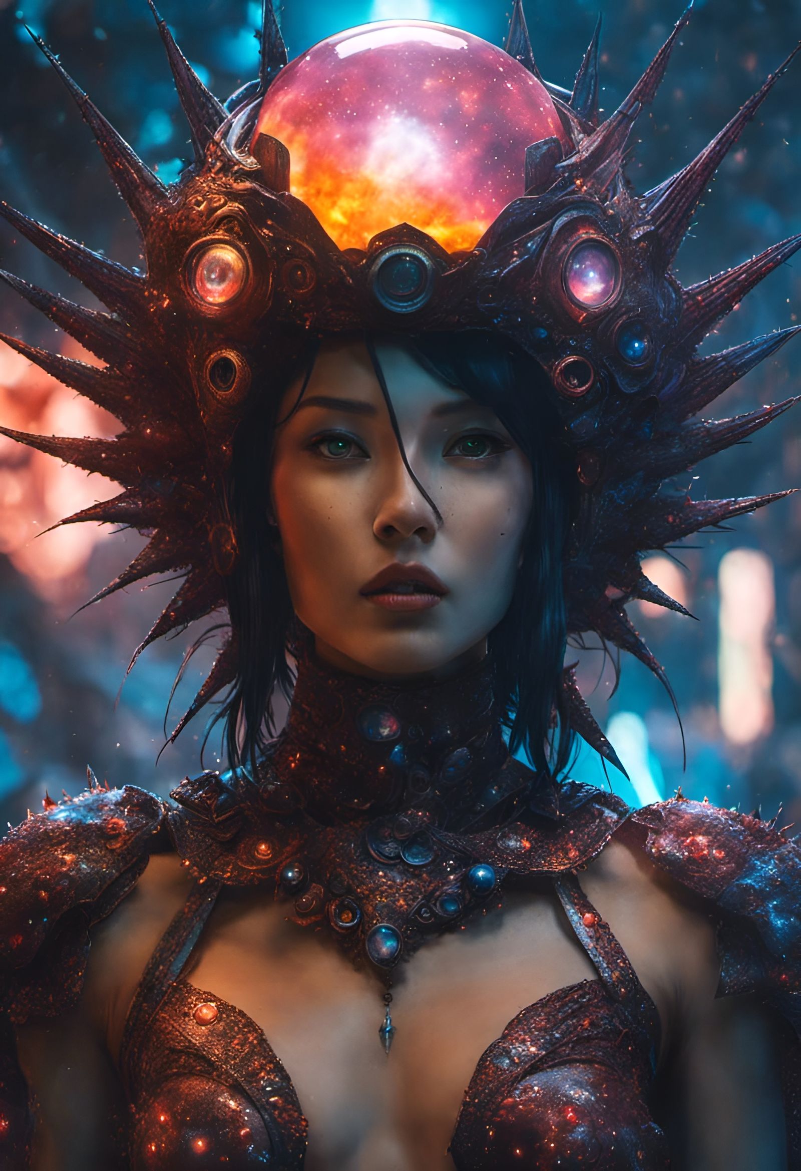 Cosmic Empress  by @WhiteHatGFX