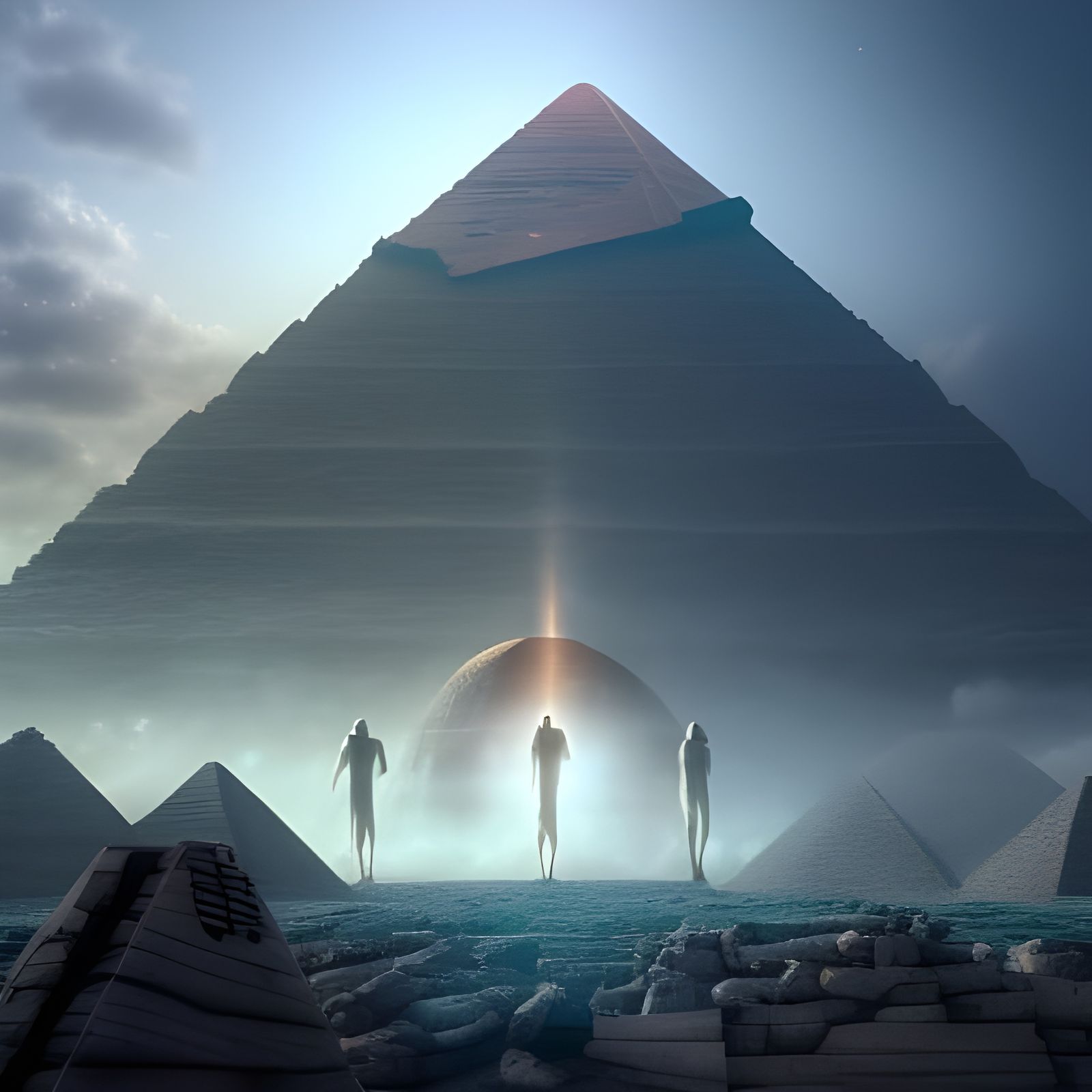 Ancient Aliens - AI Generated Artwork - NightCafe Creator