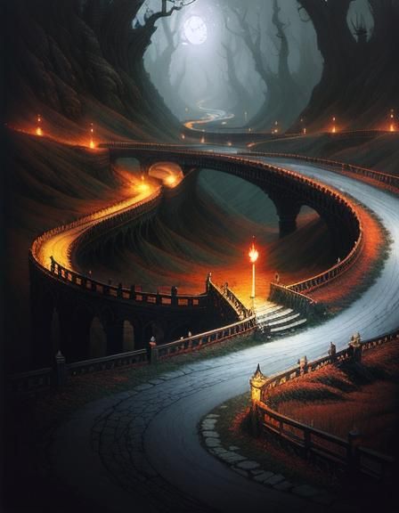 winding road; by Alexander Jansson, Dariusz Zawadzki, Zdzisł...